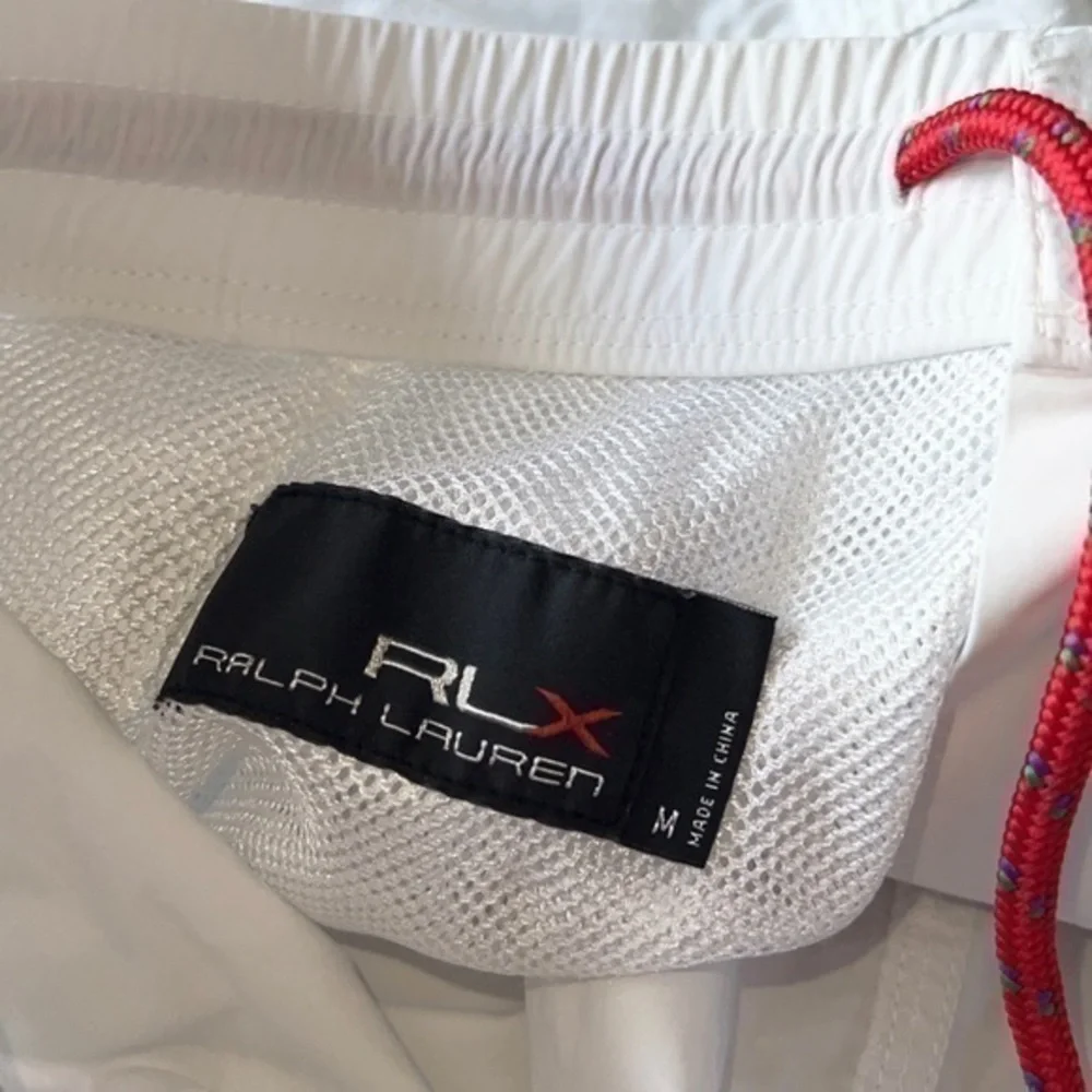 Ralph Lauren RLX White Swim‎ Trunks Shorts